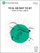 To B, or Not to B? Orchestra sheet music cover